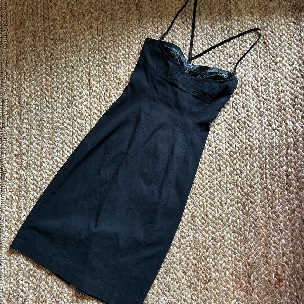 Vintage Y2K stretchy corset dress